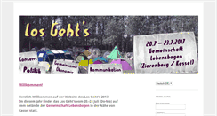 Desktop Screenshot of losgehts.eu